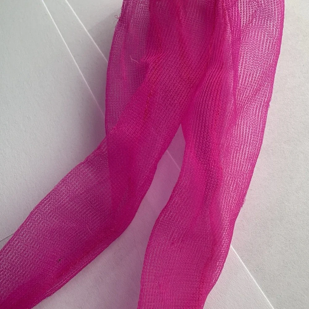 Vintage Barbie Pink Magenta Sheer Pantyhose Tights